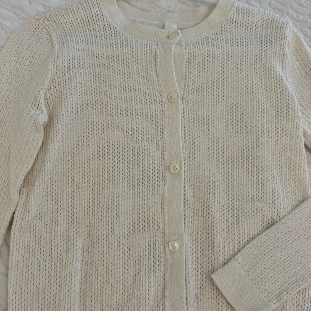Gap Kids, Girls’ Cream Light-weight Sweater, Size Small - Picture 3 of 6